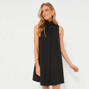 Tuckernuck Elegant Black Sleeveless Mini Dress